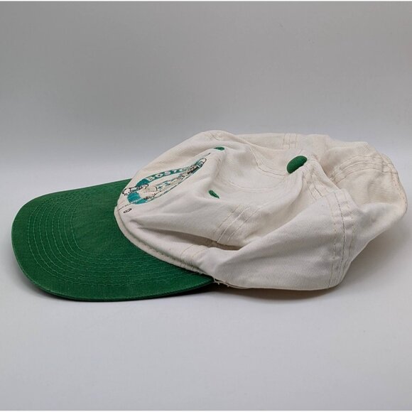 Vintage 90’s Boston Celtics Hat Snapback Two Tone White Green NBA VTG Larry Bird - Picture 4 of 6